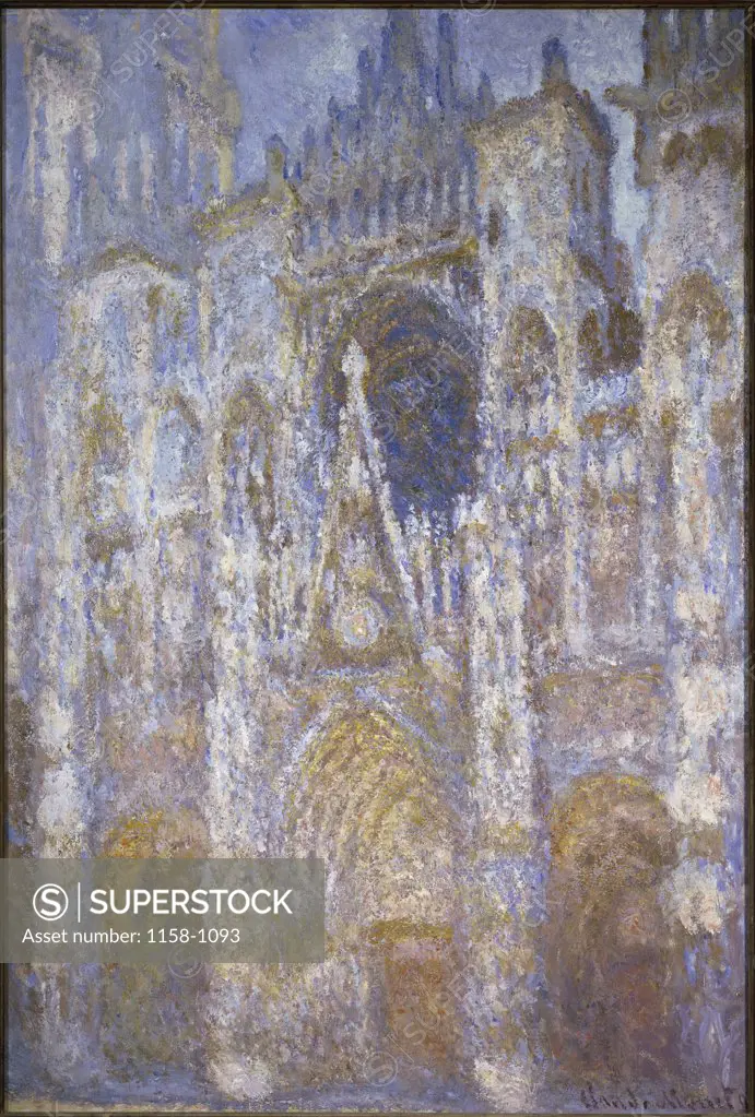 Rouen Cathedral (The Portal, Morning Sun)  1894  Claude Monet (1840-1926/French)  Musee d'Orsay, Paris 