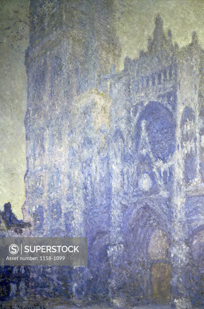Rouen Cathedral, Impression of Morning  1894  Claude Monet (1840-1926/French)  Musee d'Orsay, Paris 