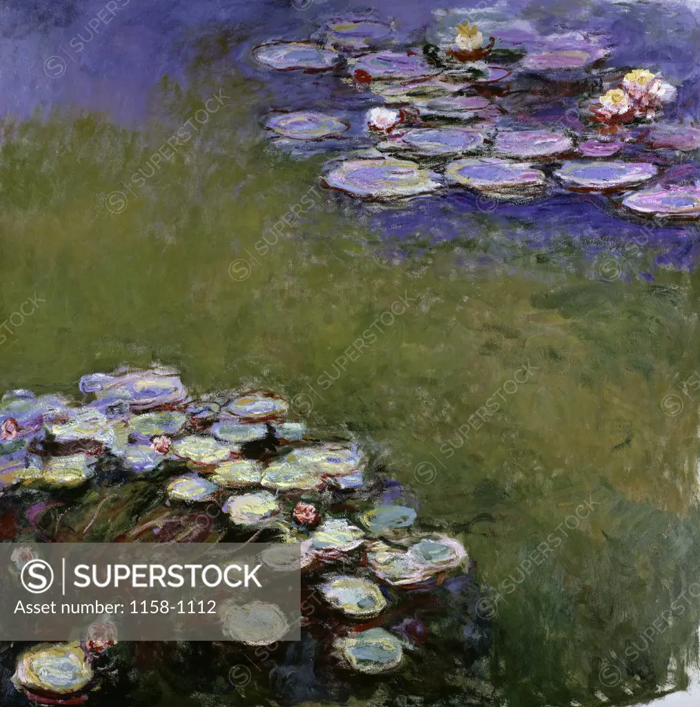 Water Lilies (Nympheas) Claude Monet (1840-1926/French)  Musee Marmottan, Paris 