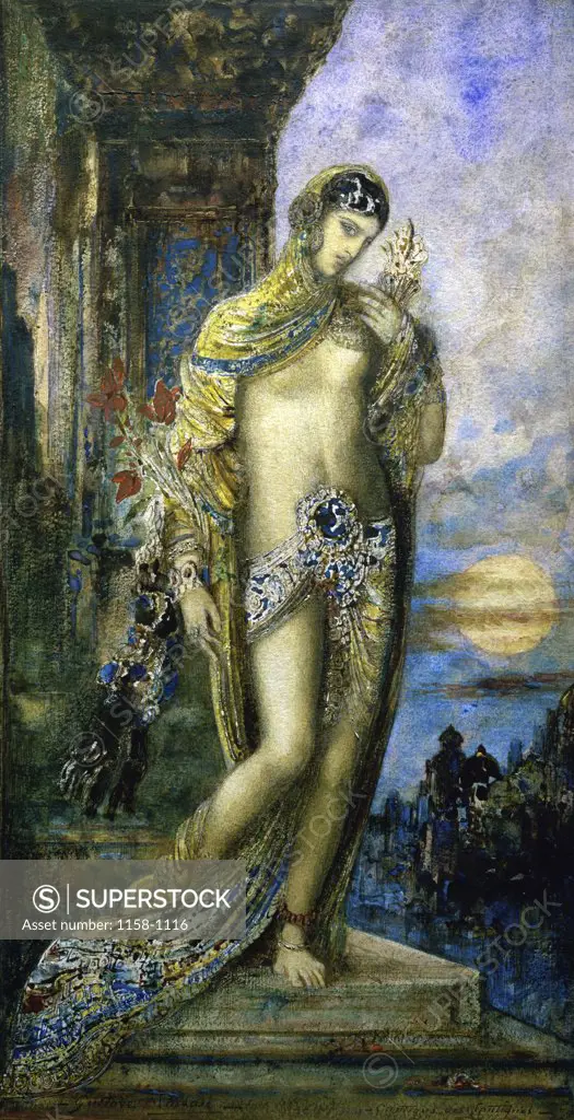 Song of Songs  (Le Cantique des Cantiques)  Gustave Moreau (1826-1898/French)  Private Collection 