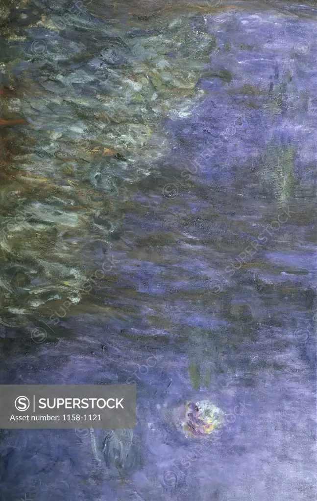 Water Lilies (Detail) Nympheas (Detail)} Claude Monet (1840-1926/French) 