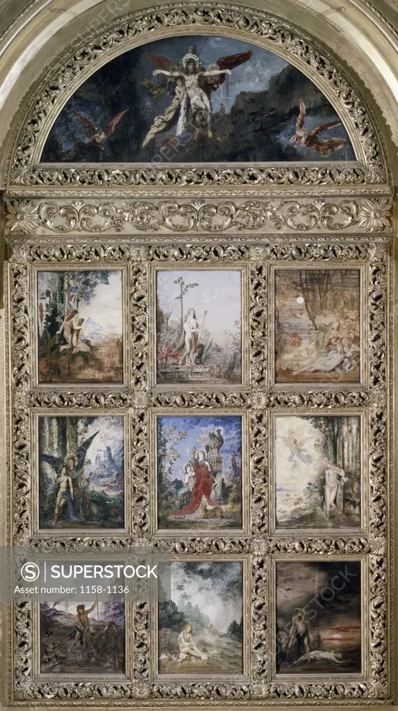 L'humanite Humanity Gustave Moreau (1826-1898 French) Musee Gustave Moreau, Paris, France