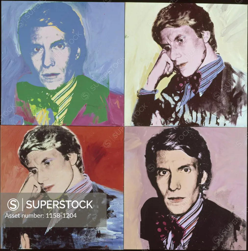 Yves Saint-Laurent by Andy Warhol, 1928-1987