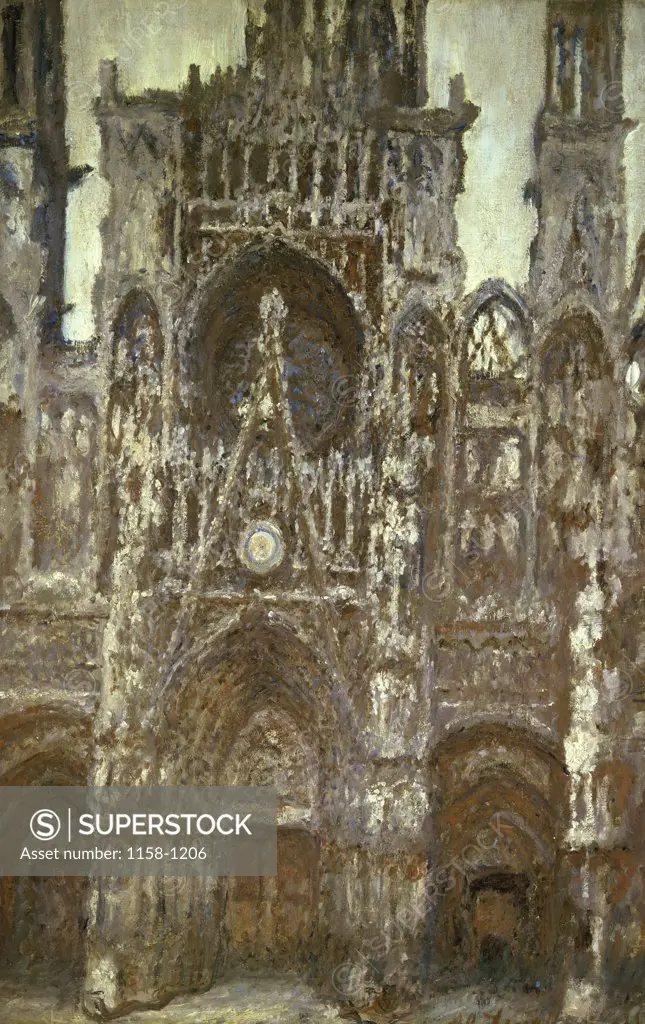 Rouen Cathedral-Harmony in Brown  c. 1894  Claude Monet (1840-1926/French)  Musee d'Orsay, Paris 