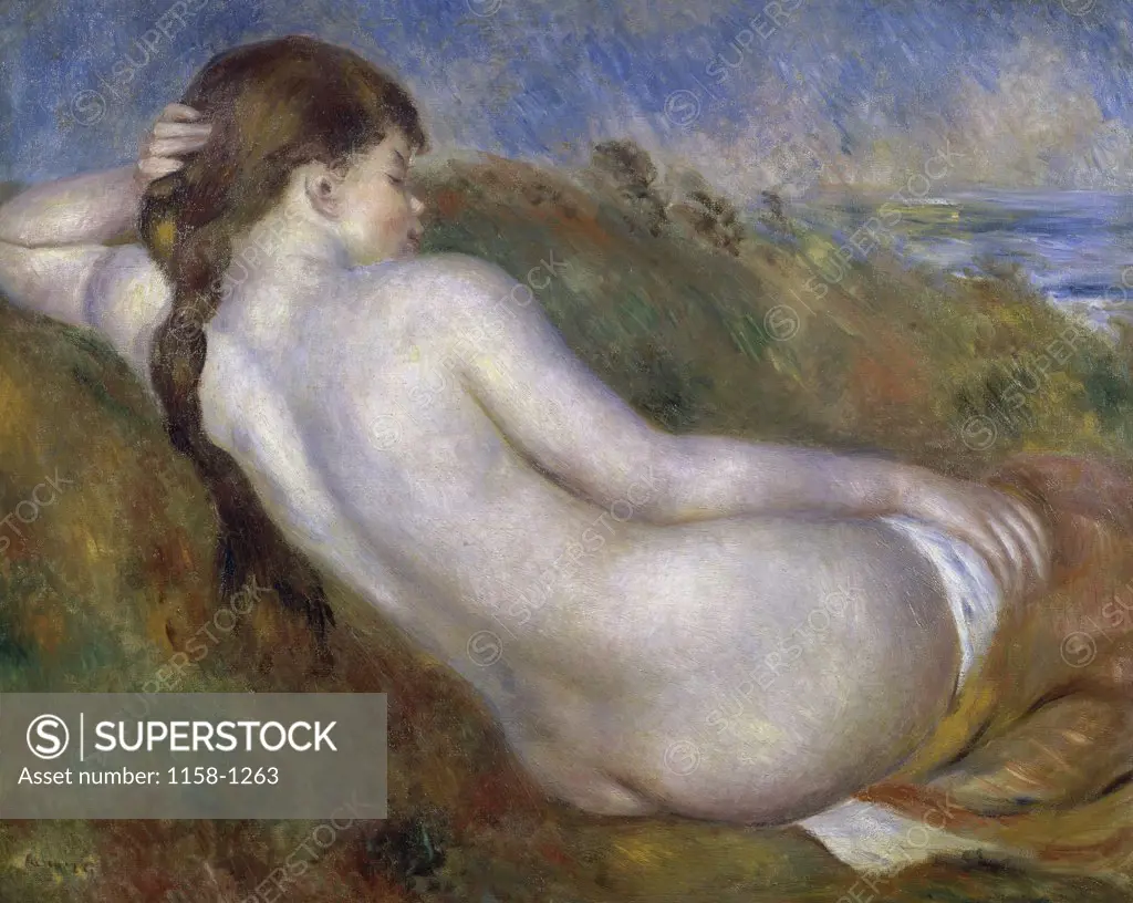 Reclining Nude  1910 Pierre Auguste Renoir (1841-1919/French) Oil on canvas Annenberg Collection, Palm Springs, California  