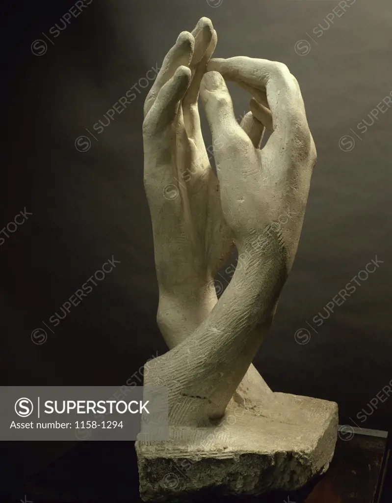 Hands  c. 1880 Auguste Rodin (1840-1917/French)  Musee Rodin, Paris 