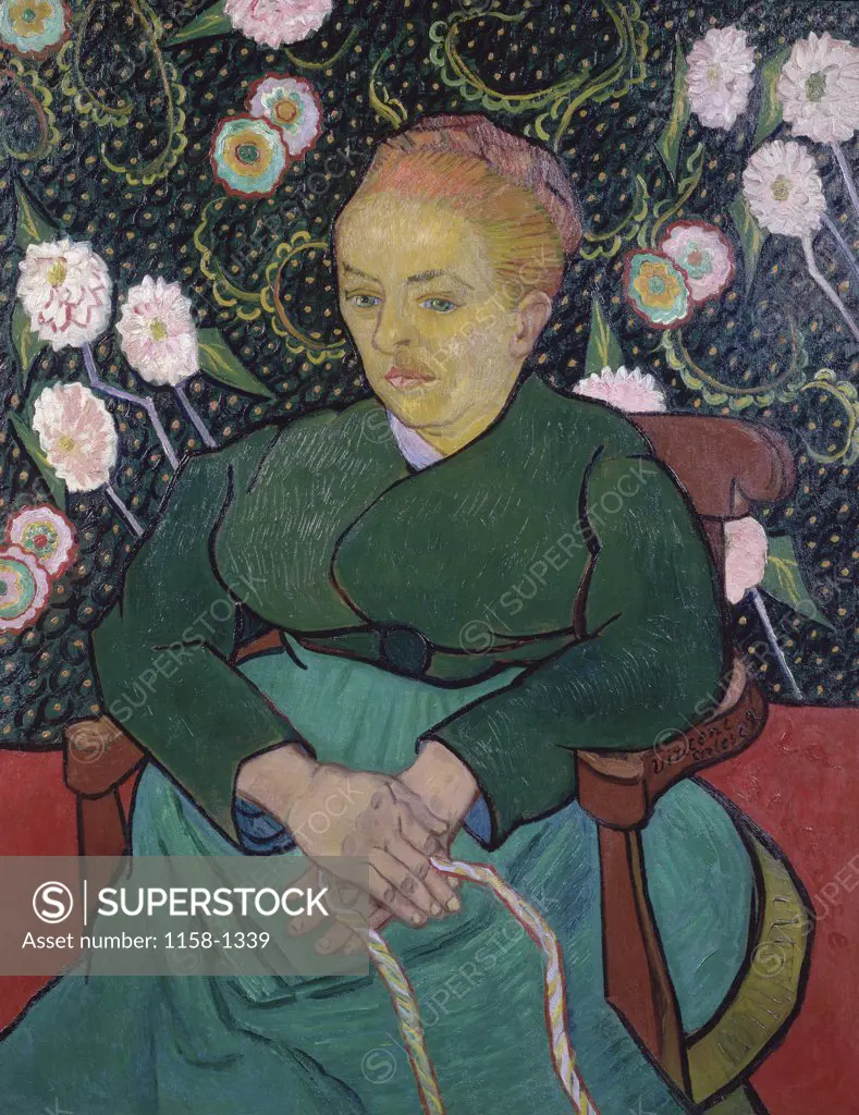 Portrait of Mrs. Roulin  Vincent van Gogh (1853-1890/Dutch)  Annenberg Collection Palm Springs, California 