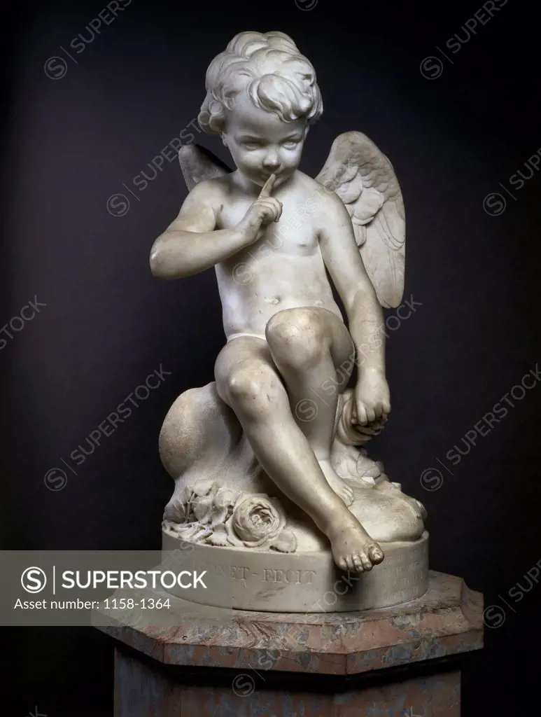 Seated Cupid  Etienne Maurice Falconet (1716-1791/French)  Musee du Louvre, Paris 