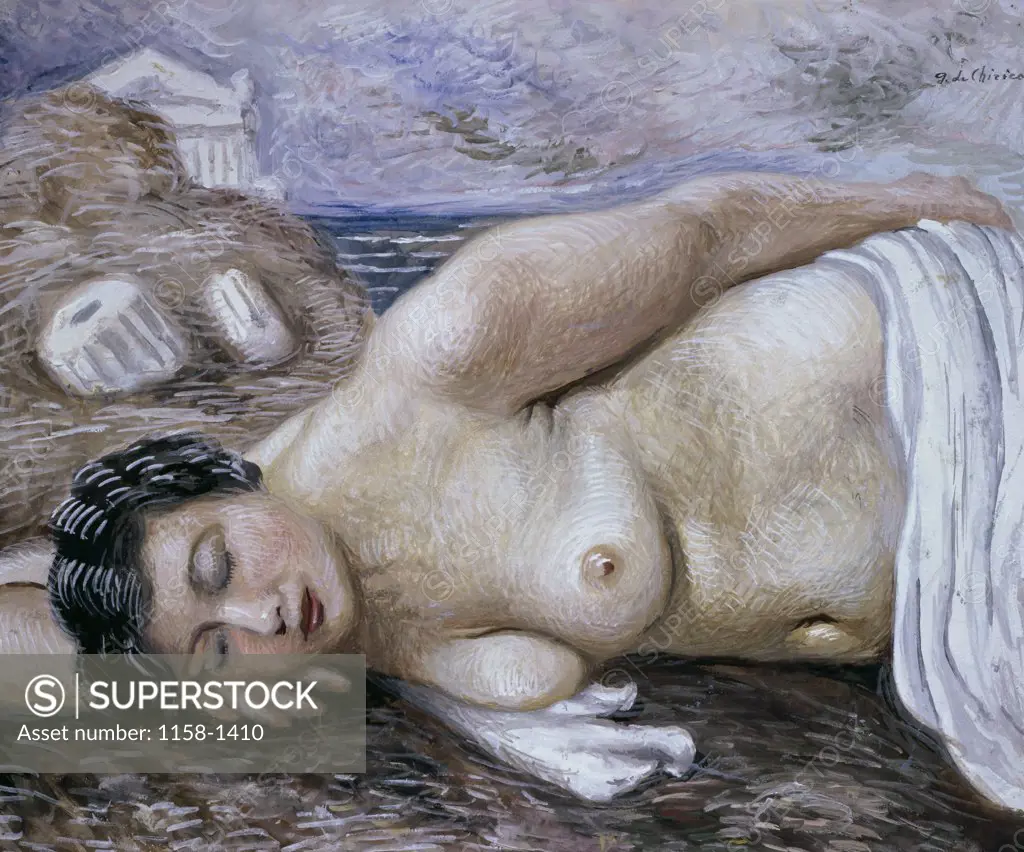 Elongated Nude by Giorgio de Chirico, 1929, 1888-1978, Geneva, Petit Palais