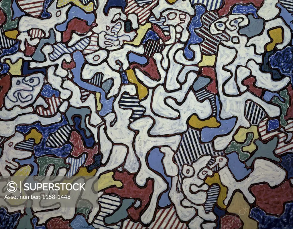 Untitled artwork by Jean Dubuffet, 1963, 1901-1985