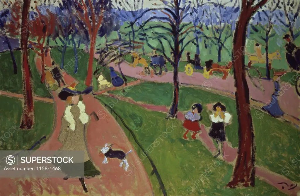 Hyde Park by Andre Derain, 1906, 1880-1954, Collection of Levy-Troyes