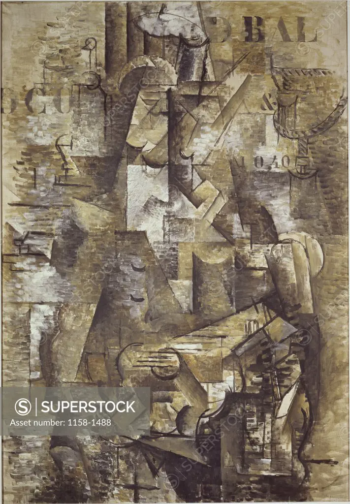 Le Portugaise (The Emigrant) by Georges Braque, 1911, 1882-1963, Switzerland, Kunstmuseum Basel