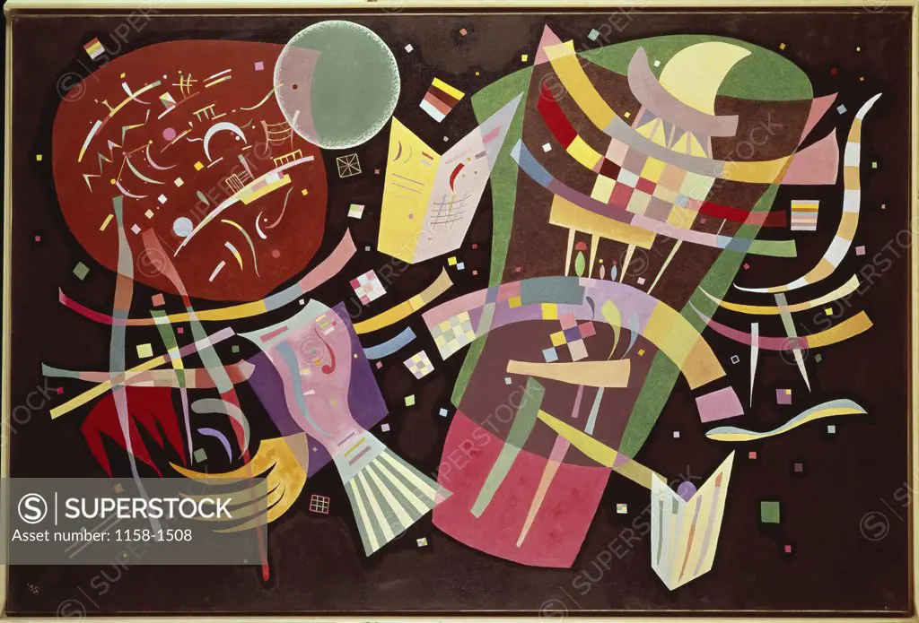 Composition 10 by Vasily Kandinsky, 1939, 1866-1944 Russian