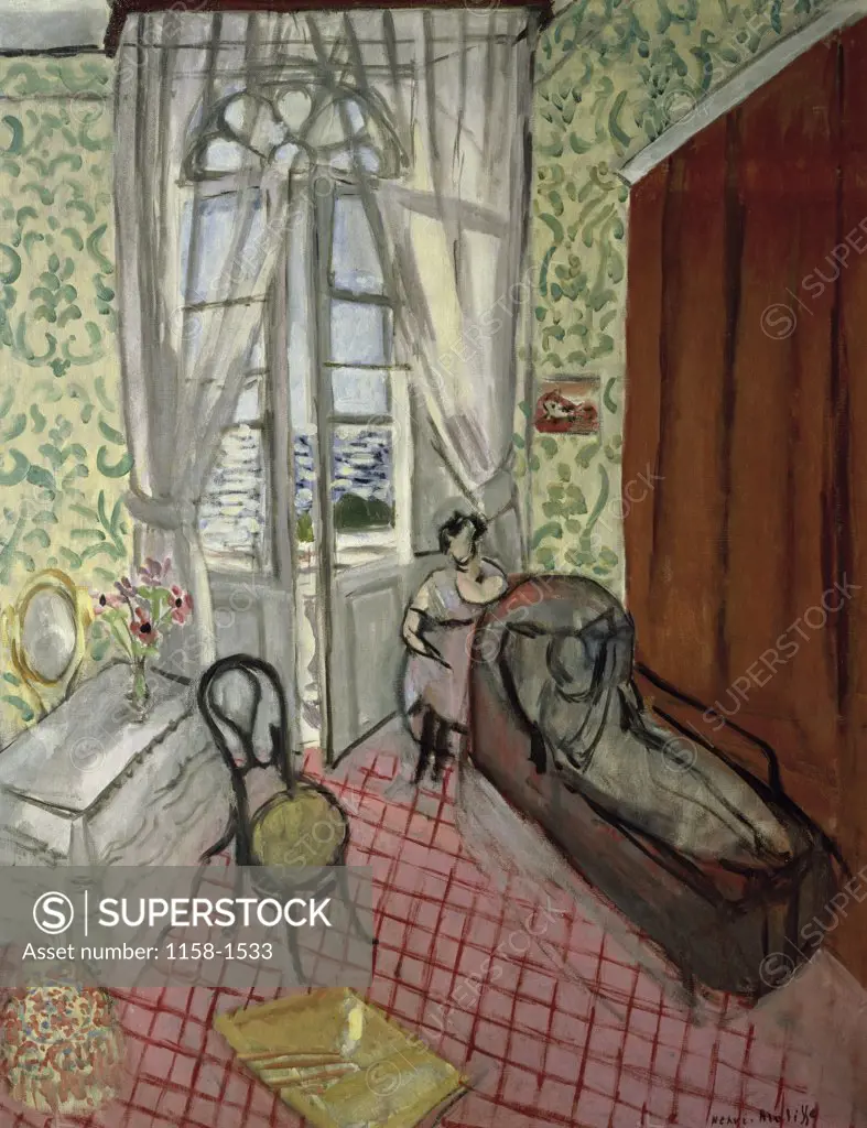 Deux femmes dans un interieur by Henri Matisse, 1921, 1869-1954, France, Paris, Musee de l'Orangerie