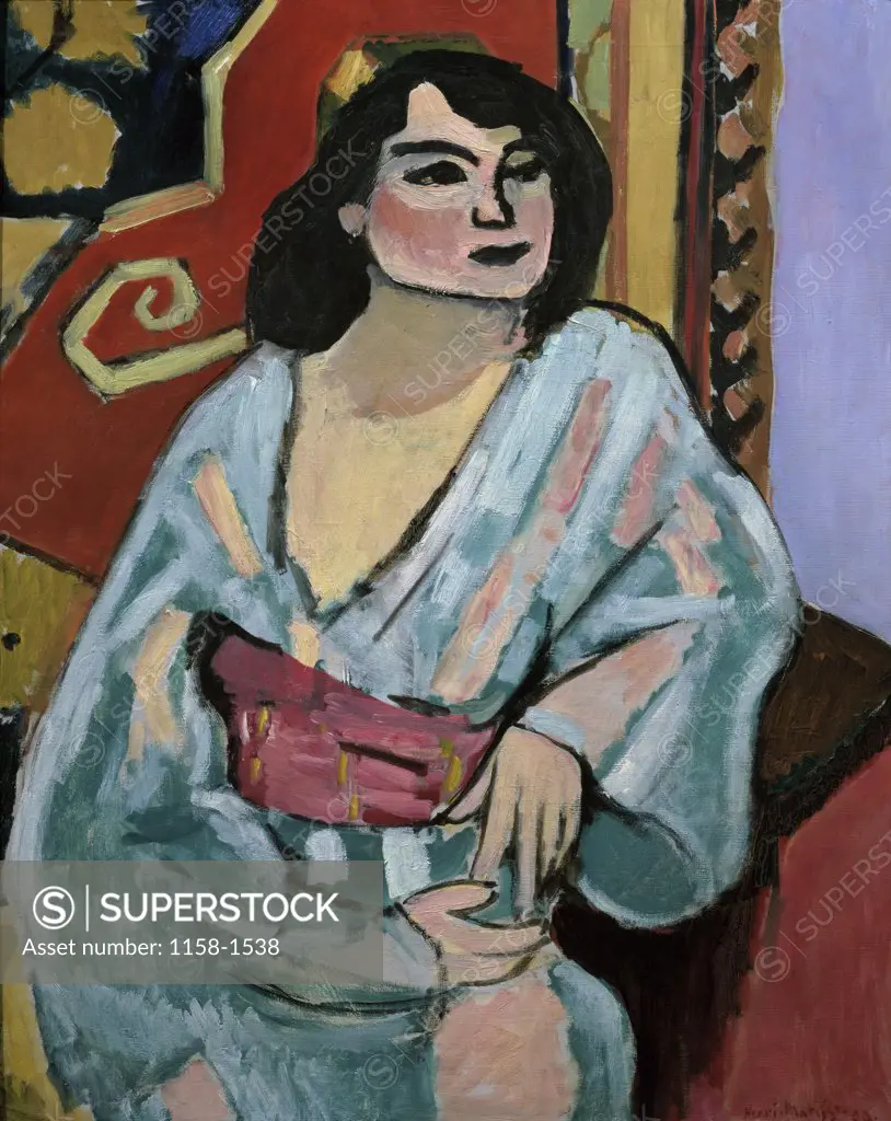 L'Algerienne by Henri Matisse, 1909, 1869-1954, France, Paris, Musee National d'Art de Moderne
