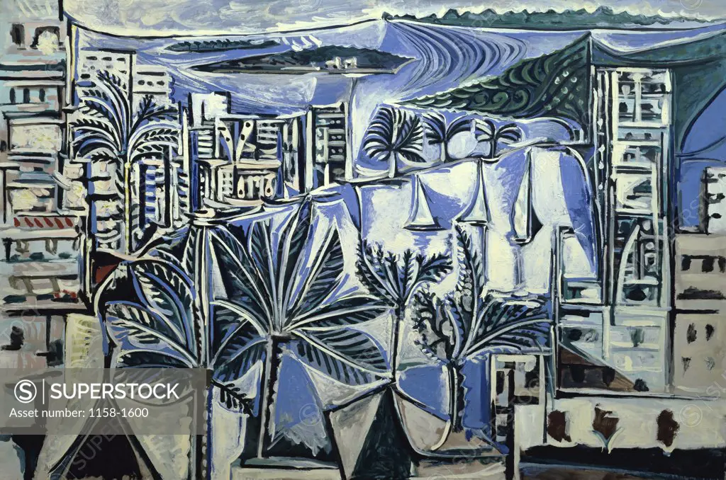 The Bay of Cannes by Pablo Picasso, 1958, 1881-1973, France, Paris, Musee Picasso