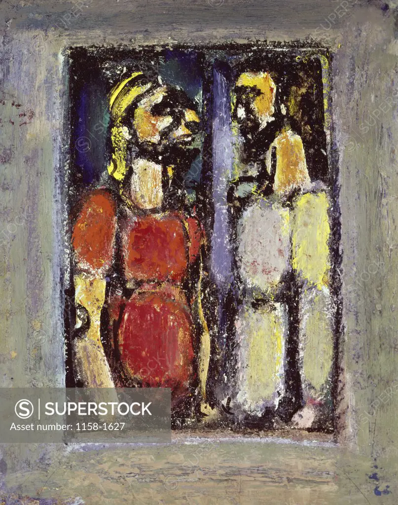 The Passion: The Kiss of Judas by Georges Rouault, 1871-1958, USA, Texas, Private Collection