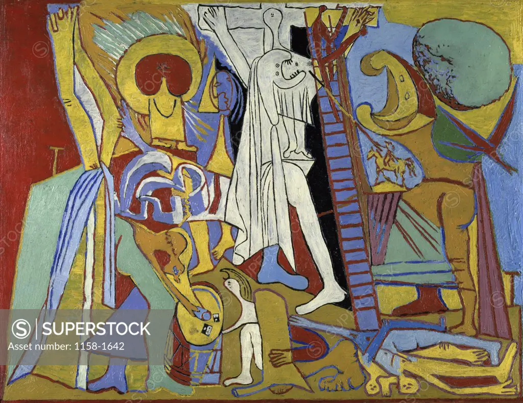 The Crucifixion by Pablo Picasso, 1930, 1881-1973, France, Paris, Musee Picasso