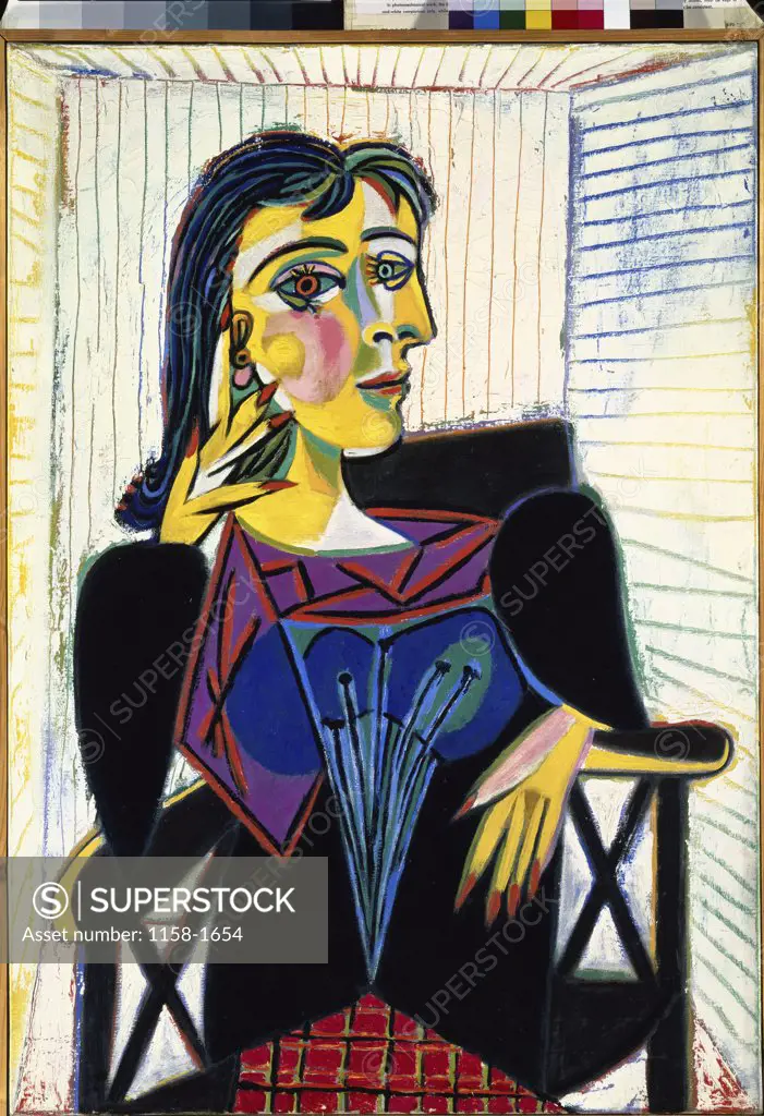 Portrait of Dora Maar by Pablo Picasso, 1937, 1881-1973, France, Paris, Musee Picasso