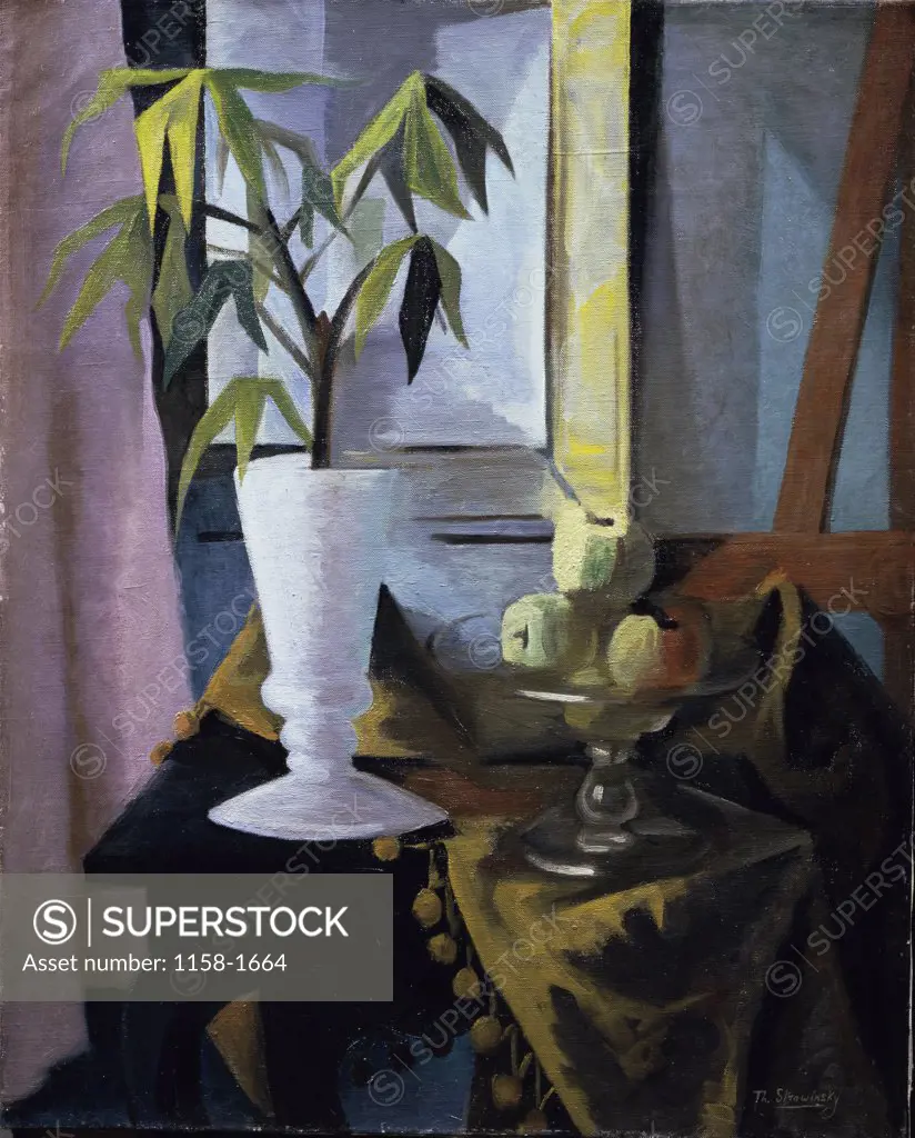 Still Life with Plants and Fruits by Theodore Stravinsky, born 1907, Switzerland, Geneva, Petit Palais