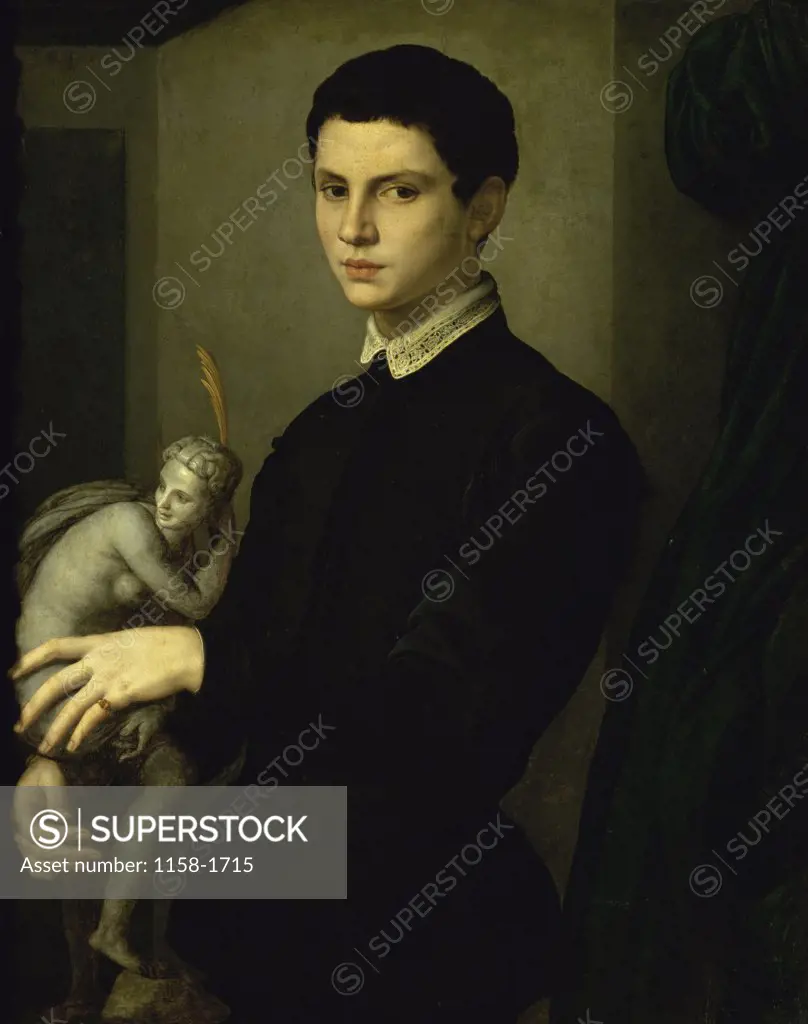 Portrait of a Sculptor  Agnolo Bronzino (1503-1572/Italian)  Musee du Louvre, Paris 