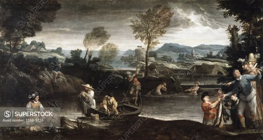 Fishing Annibale Carracci (1560-1609 Italian) Musee du Louvre, Paris, France 