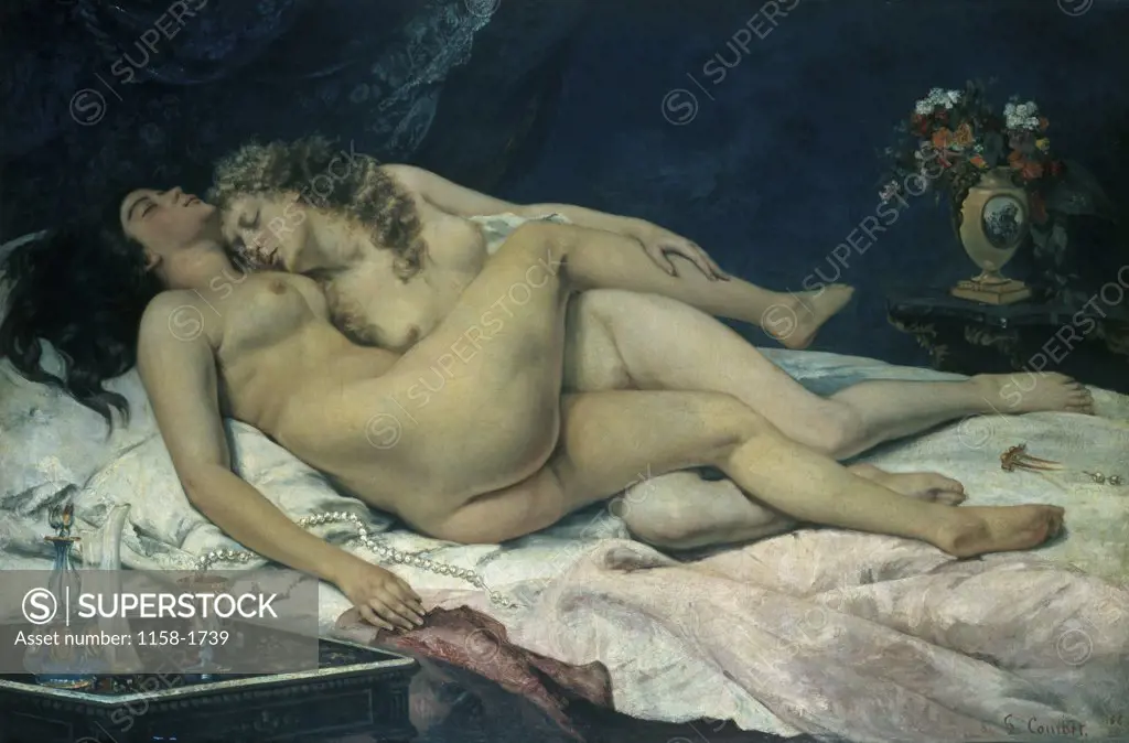 Sleep  (Sommeil) Gustave Courbet (1819-1877/French) Petit Palais, Paris, France 