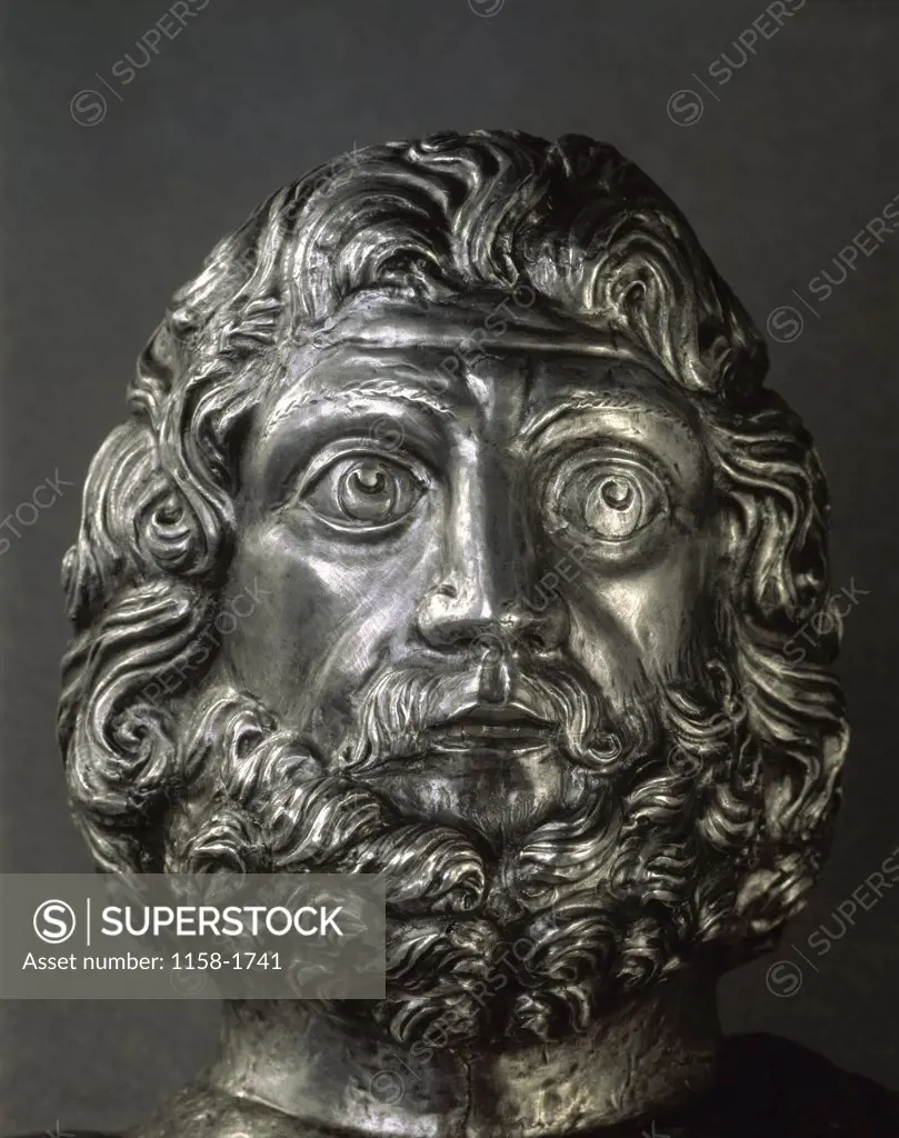 Male Bust Roman Art Musee du Louvre, Paris 