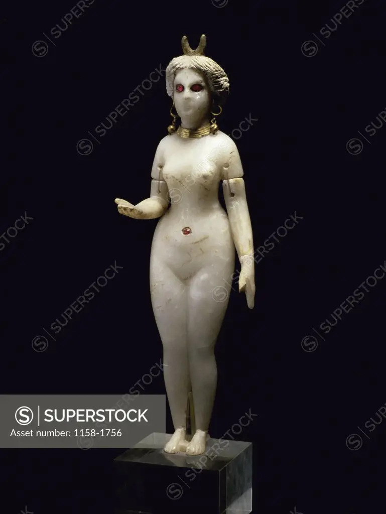 Statue of the Goddess Ishtar Mesopotamian Art  Musee du Louvre, Paris  