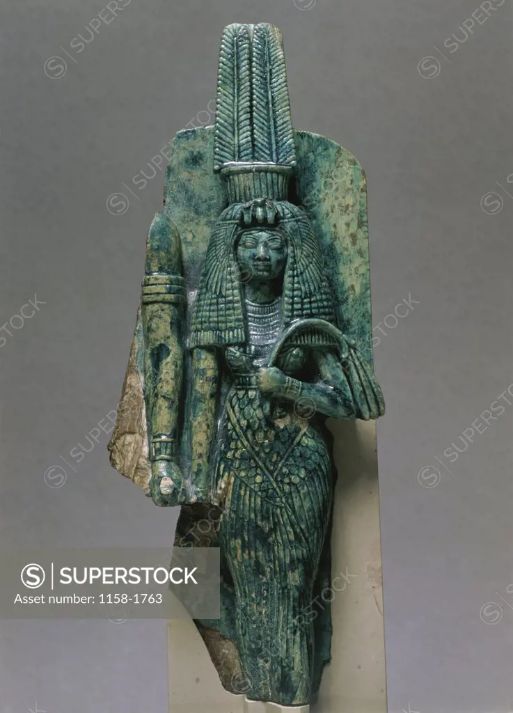 Statue of Queen Tiyi  Egyptian Art  Musee du Louvre, Paris 