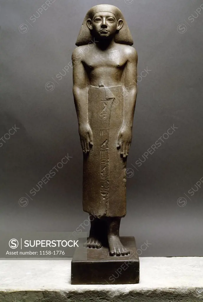 Statue of the Chief of the Prophets, France, Paris, Musee du Louvre