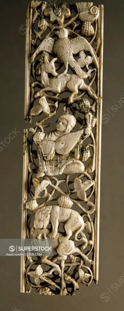 Plaque of Ivory, France, Paris, Musee du Louvre
