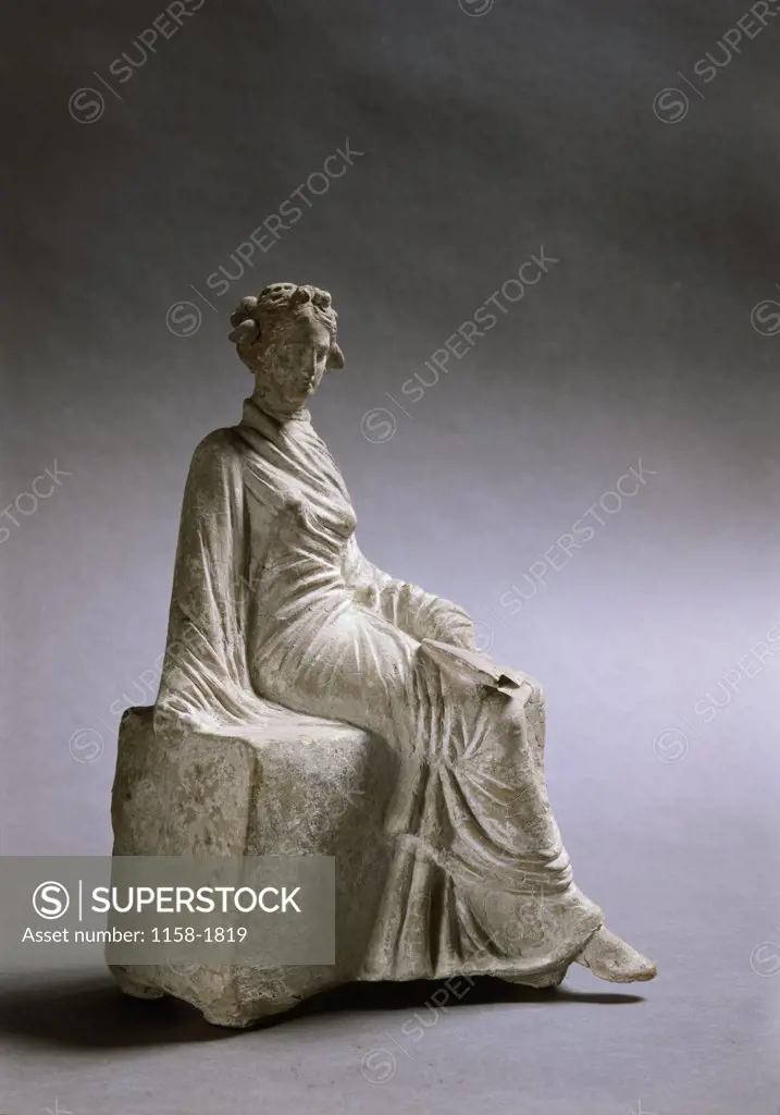 Seated Woman at Rest  Greek Art 