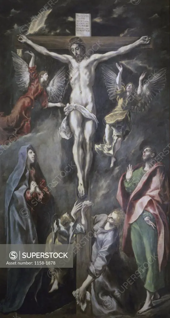 The Crucifixion El Greco (1541-1614/Greek)