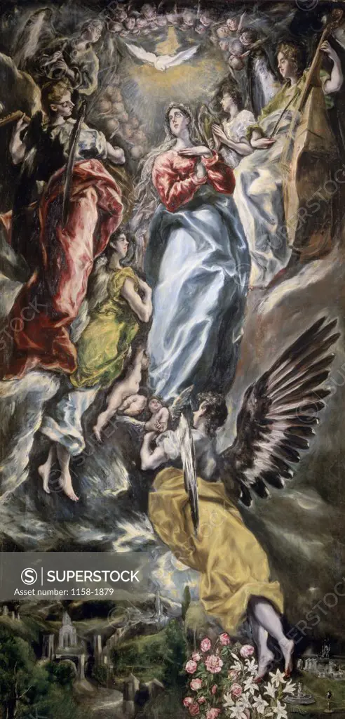 Assumption of the Virgin El Greco (1541-1614/Greek) Museum of Santa Cruz, Toledo