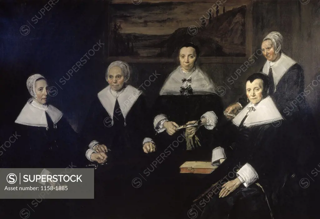 Women Regents of the Haarlem Almshouse  1664  Frans Hals ca. (1581-1666/Dutch)  Musuem Franz Hals, Haarlem, Holland 