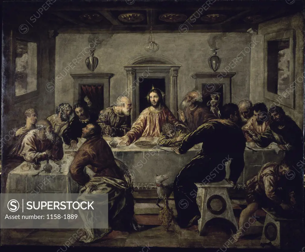 The Last Supper El Greco (1541-1614/Greek) 