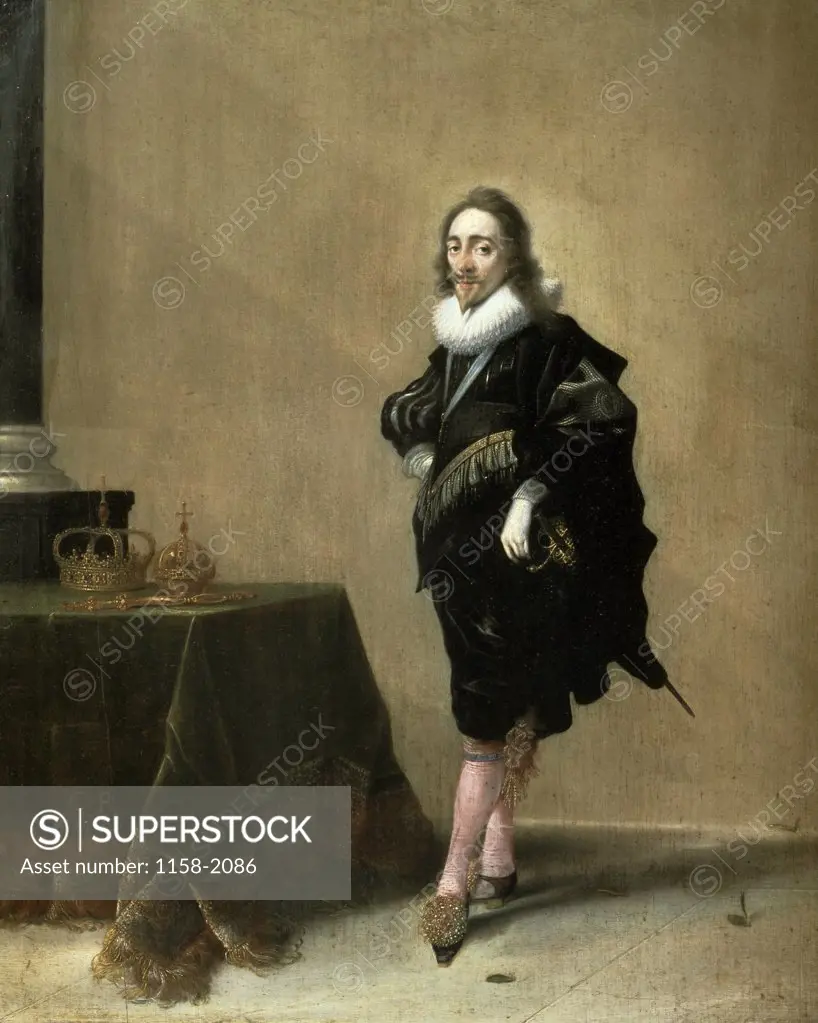 Charles I, King of England  17th C.   Hendrick Gerritsz Pot (1585-1657/Dutch)  Musee du Louvre, Paris 