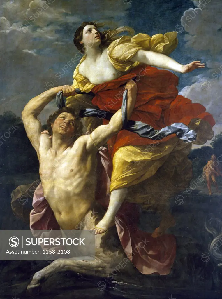 Deianeira Abducted by the Centaur Nessus by Guido Reni, Circa 1620-1621, (1575-1642), France, Paris, Musee du Louvre