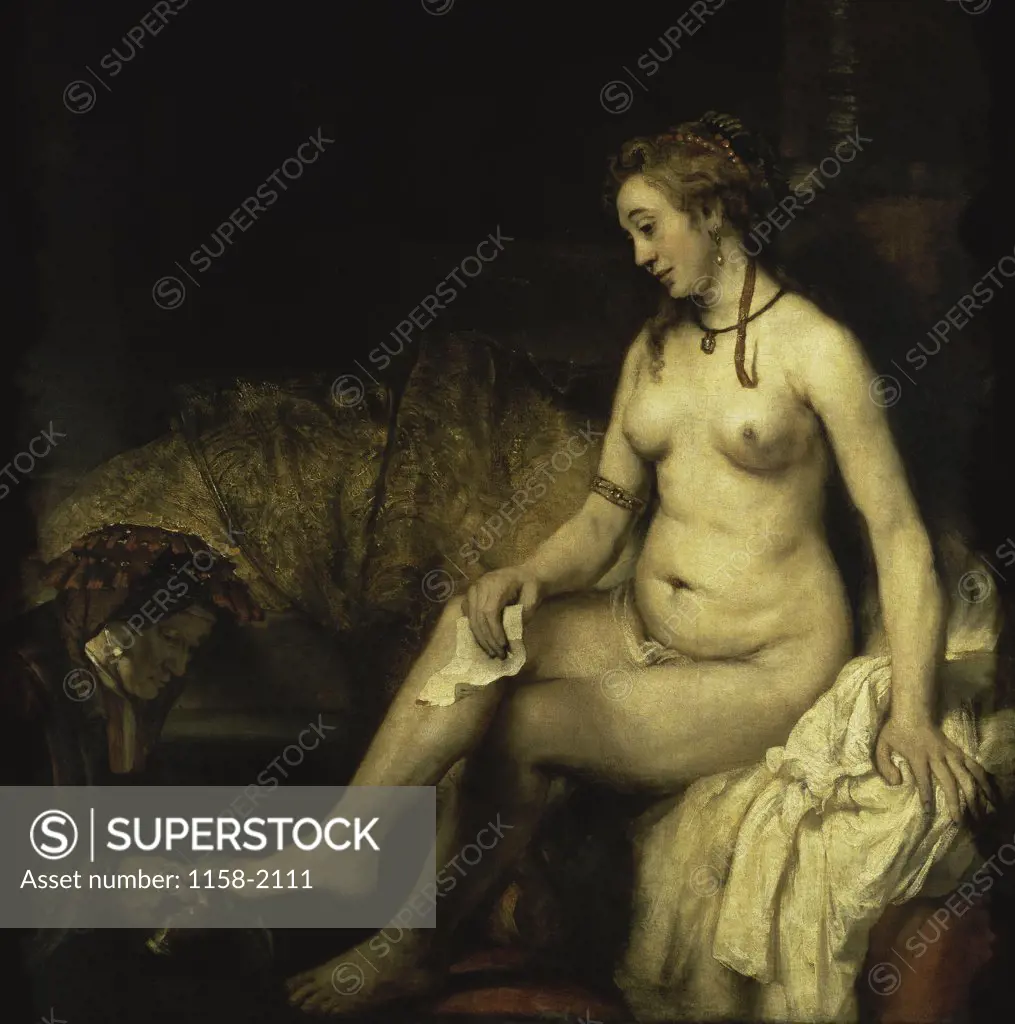 Bathsheba at her Bath  1654  Rembrandt Harmensz van Rijn (1606-1669/Dutch)  Oil on canvas Musee du Louvre, Paris 