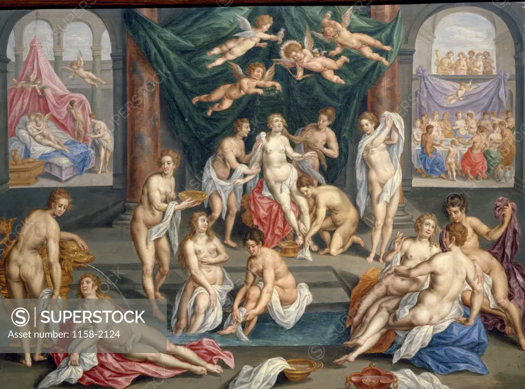 History of Psyche by Hendrik de Clerck, Circa 1600, (1570-1629), France, Paris, Musee du Louvre