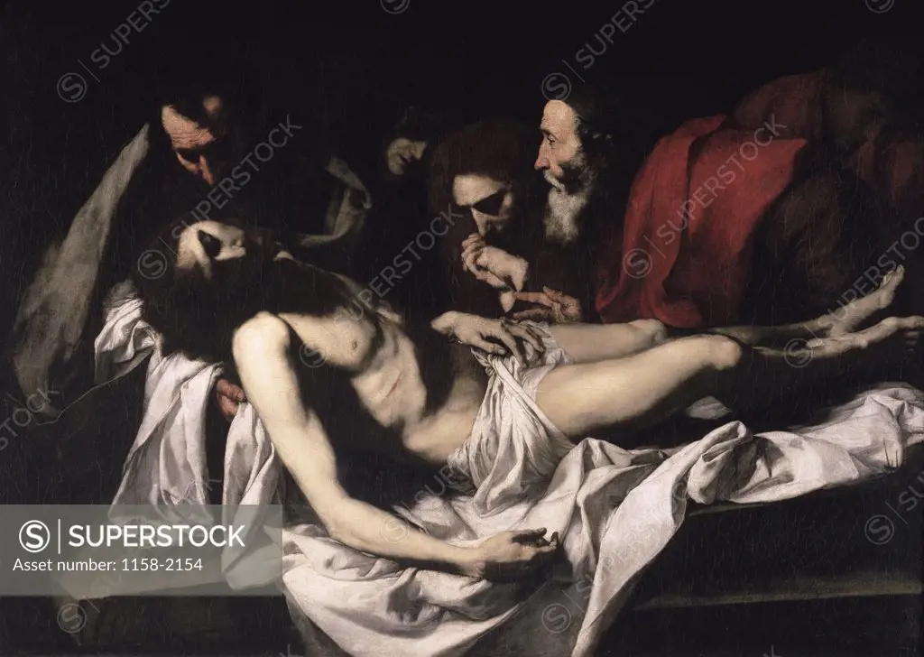The Deposition  17th C.  Jusepe de Ribera (1591-1652 Spanish) Oil on canvas Musee du Louvre, Paris