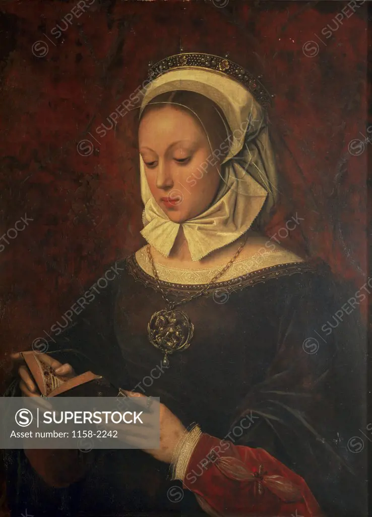 Young Woman Reading the Book of Hours  Ambrosius Benson (ca. 1495-1550/Netherlandish)  Musee du Louvre, Paris 