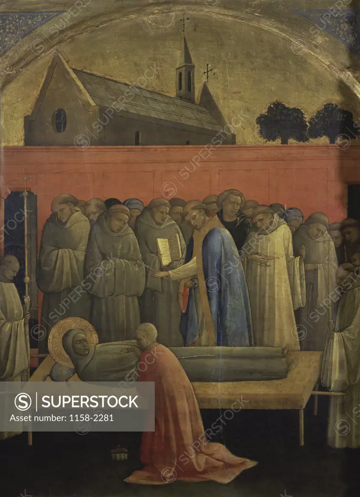 Death of St. Frances of Assisi  Lorenzo Monaco (ca. 1370-1425/Italian)  Private Collection 