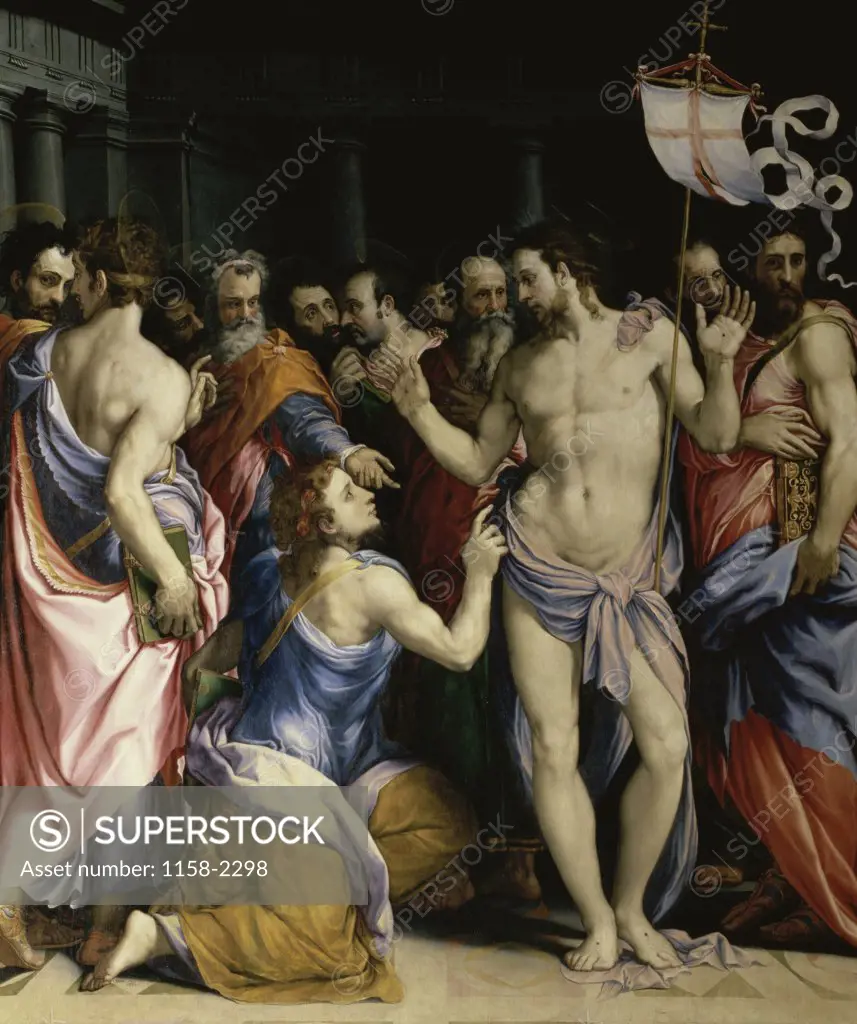 The Incredulity of St. Thomas  16th C.  Francesco Salviati (1510-1563/Italian) Musee du Louvre, Paris 