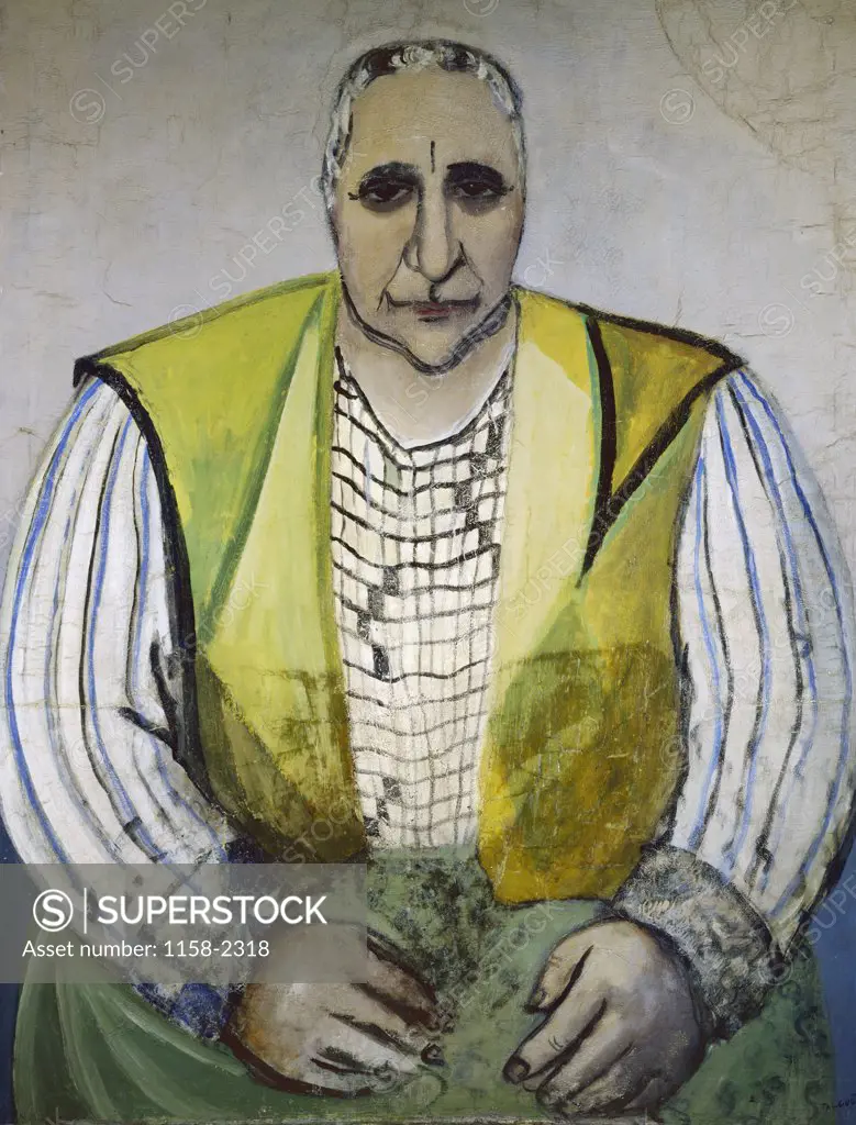 Portrait of Gertrude Stein by Pierre Tal-Coat, 1935, (1905-1985)