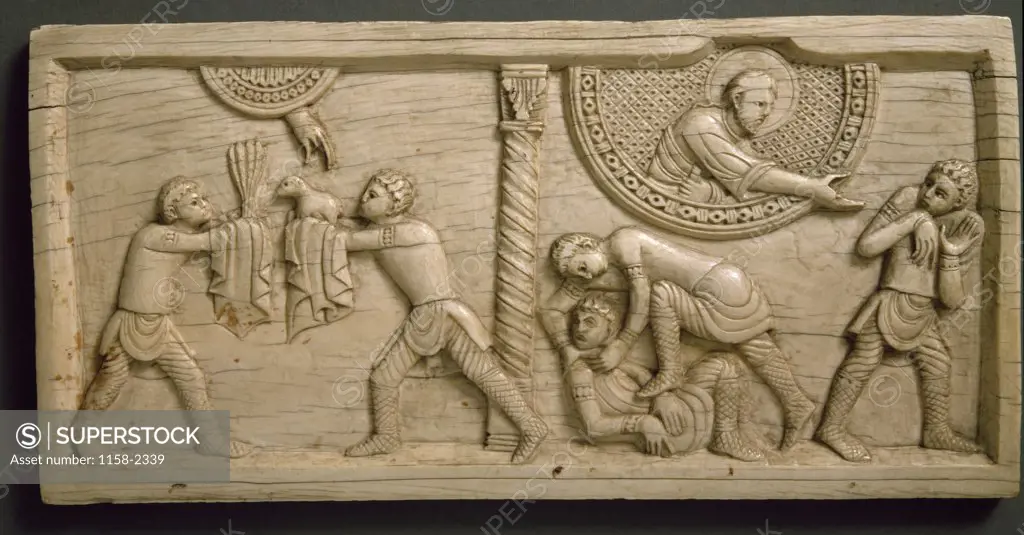 Ivory of Salerno, relief
