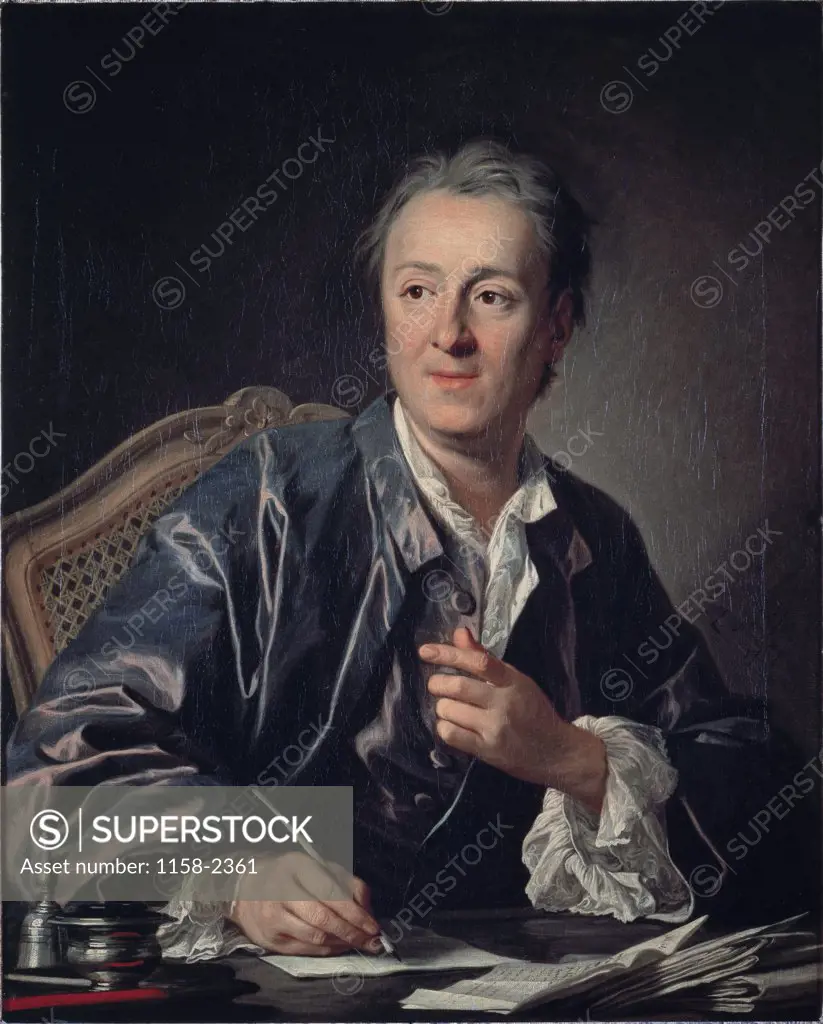 Portrait of Diderot  1767  Carle van Loo (1705-1765/Flemish)  Musee du Louvre, Paris  