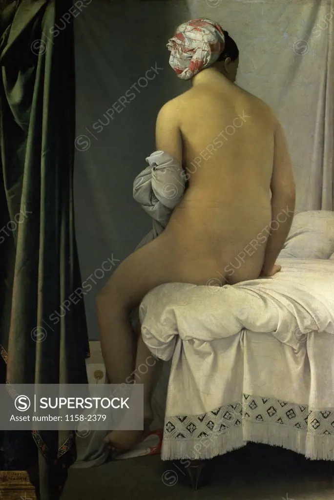 The Bather of Valpincon  c. 1808-1809  Jean-Auguste-Dominique Ingres (1780-1867/French) Musee du Louvre, Paris  