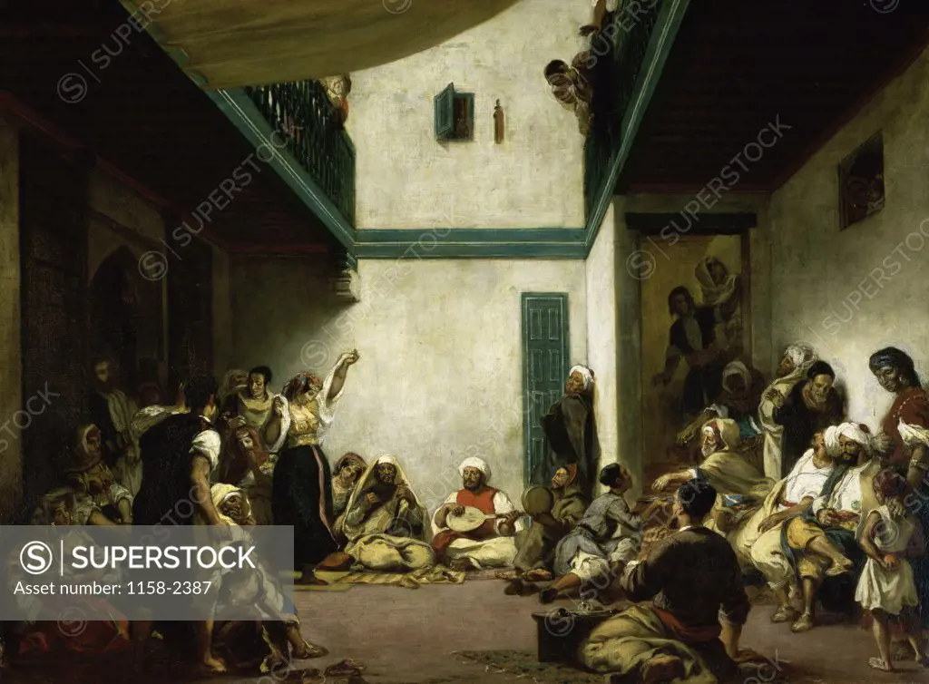 Jewish Wedding in Morocco  1841  Eugene Delacroix (1798-1863/French)  Musee du Louvre, Paris   